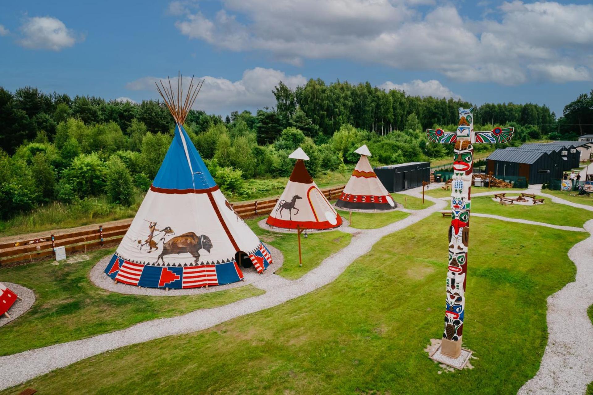 Indiana Camp - 150 M Od Suntago Park Hotell Grabce-Towarzystwo Eksteriør bilde
